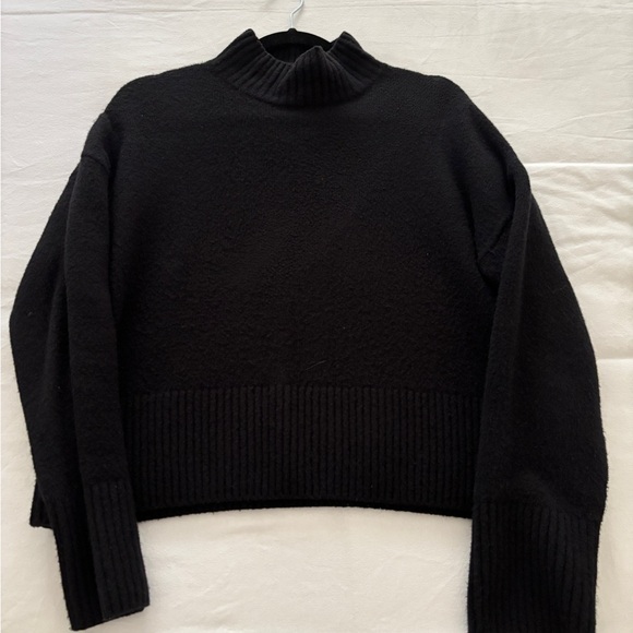 & Other Stories Sweaters - & Other Stories Black Mock-Neck Sweater